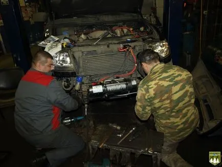 Instalarea troliului pe UAZ Patriot sute de ori cu F1a iveco motorului și aer condiționat - kilowatt - Club