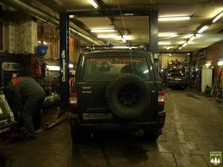 Instalarea troliului pe UAZ Patriot sute de ori cu F1a iveco motorului și aer condiționat - kilowatt - Club