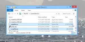 De ce avem nevoie de un sistem de fișiere SYS pagefile, manipulare a fișierului în Windows