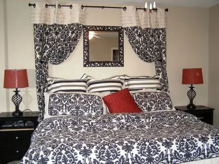 15. Ötletek stílusos design ágy fejtámla, amely biztosítja, hogy a hálószoba egy kis remekmű