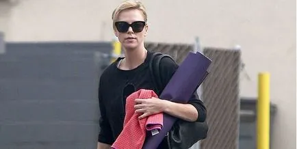 Actrita Charlize Theron este văzut fără machiaj pe străzile Hollywood