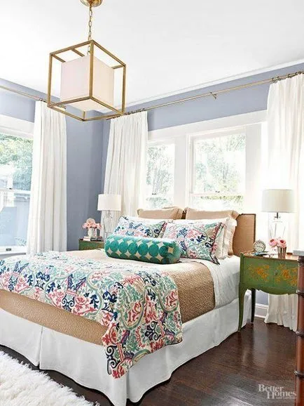 6 Ways, hogyan díszítik a teret az ágy fölött fali dísz