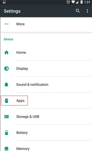 nalba Android cum să ștergeți aplicațiile cache și date