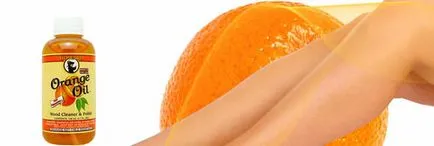 Narancs olaj narancsbőr, a otthoni használatra