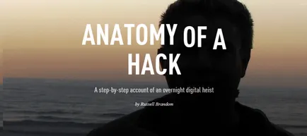 Anatomy of a hack hacker feltörte az összes felhasználói fiókokat, például sms-engedélyt a Google