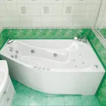 aszimmetrikus fürdőkádak
