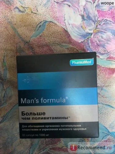 Formula Bad om e mai mult decat multivitaminele - „vitamine miracol pentru putere de sex masculin