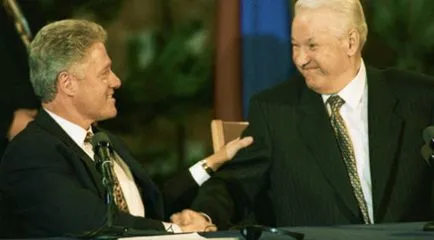 Bill Clinton beszélt a részeg Boris Yeltsin