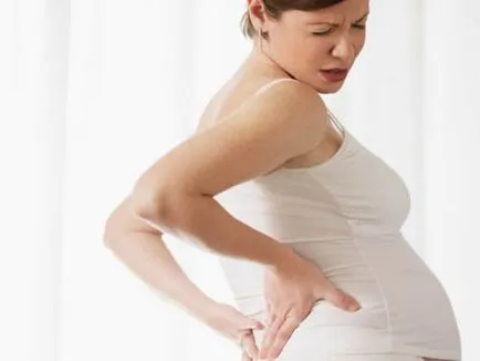 Болки в долната част на гърба по време на бременност