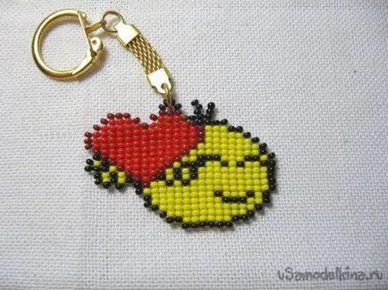 Keychain усмивка със сърце