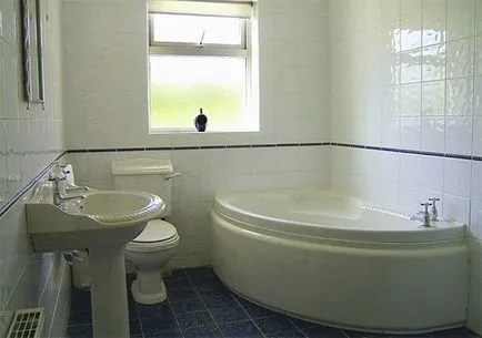 Belső kialakítása a fürdőszoba (fotó) elegáns megoldás