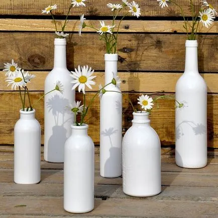 Декор бутилки със собствените си ръце и ръководене на идеи от rusavtolak компанията