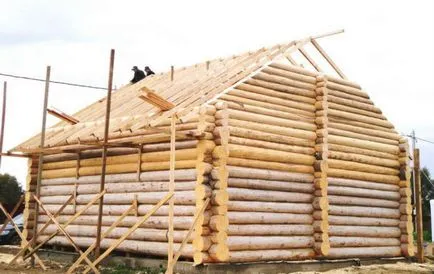 Дървена къща с ръцете си снимка, видео, проект, фондация, монтаж, ремонт, цени гипсокартон