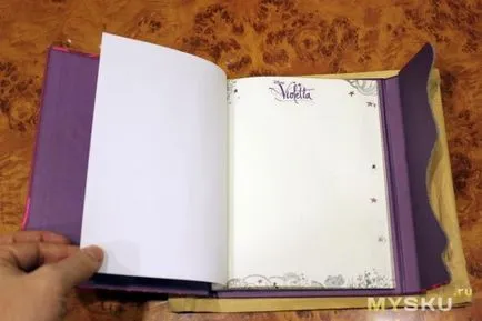 Diario Oficial violetta disney vadonatúj zárt napló notebook