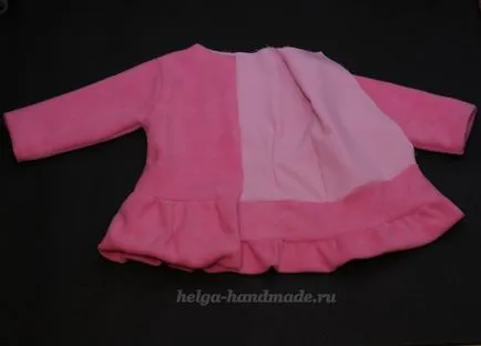 Pat fleece strat pentru fete cu mâinile lor