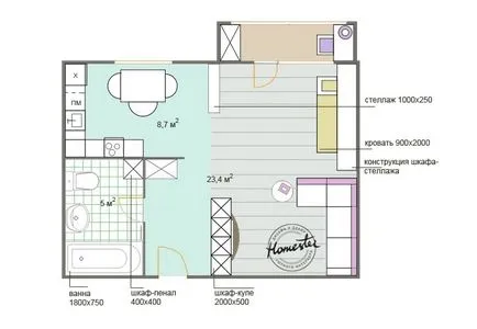 Design studio stalinki-4 Plan