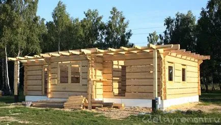 Case din lemn de construcții profilate, prețuri, avantaje și dezavantaje