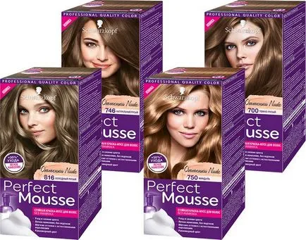 Gamma árnyalatú nude bezammiachnoy ink-mousse tökéletes mousse Schwarzkopf