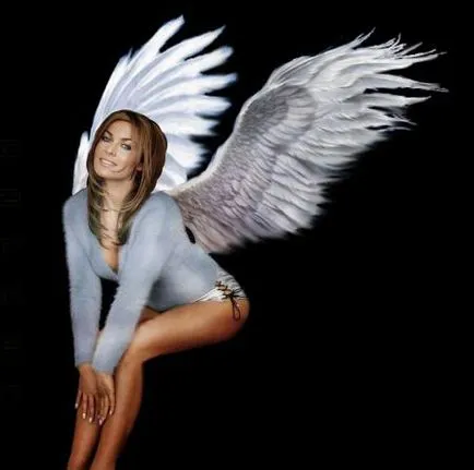 Hozzon létre egy montázs egy angyal szárnyakkal - betiltották photoshop tanulságok