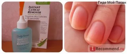 Gel Cuticule Remover pentru îndepărtarea cuticulelor sally hansen instant - «meritat cinci! frumos