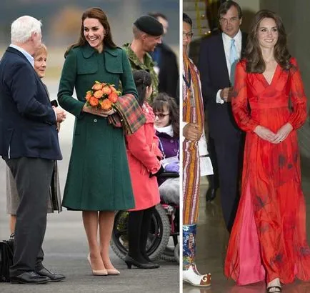 Duchess Catherine divatos ruhák és képek 2016