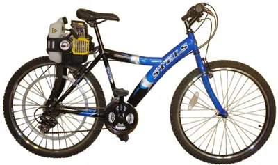 Motoare pentru biciclete, benzina si motoare electrice care urmează să fie montat pe un club de bicicletă
