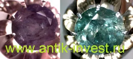 Скъпоценни естествен камък Урал александрит, инвестиране в антики и колекционерска стойност