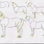 Hogyan kell felhívni a ló lépésről lépésre ceruzával