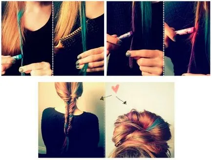 Hogyan könnyű festeni saját hajvégeket