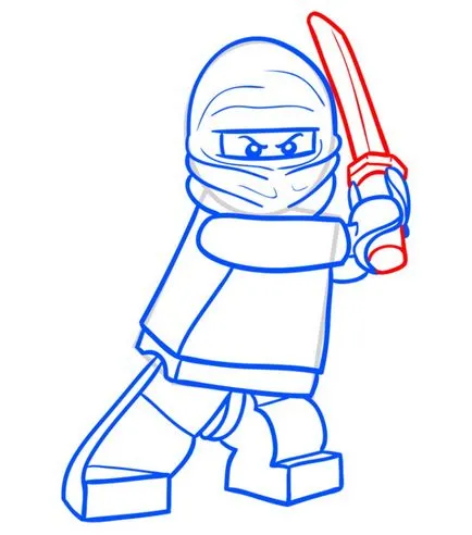 Cum să atragă kai (kai) de ninja din lego