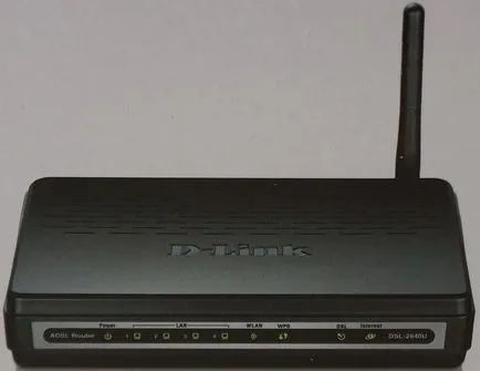 Как да конфигурирате рутер D-Link dsl2640u, които, къде и какво