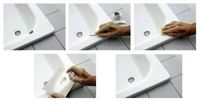 Cum de a restabili chiuveta cu mâinile cum de a restabili smalțului