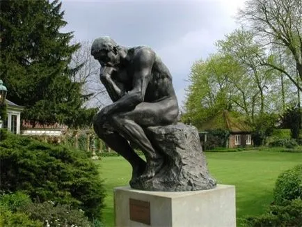 Ceea ce atlet a pozat Auguste Rodin pentru a crea un gânditor sculptura