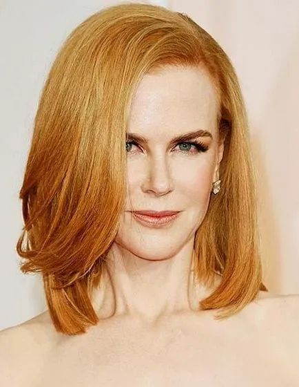 Cum de a întineri fața top 5 coafuri la modă de la stelare Nicole Kidman - Gvinet Peltrou - Jennifer