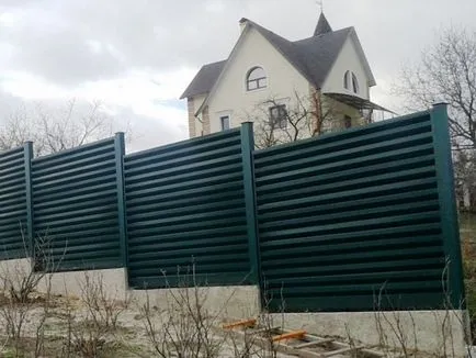 Как да инсталираме полюсите (метал, бетон, тухла) за оградата (изработен от профилист,