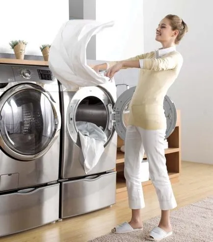Hogyan mossa ágynemű mosógépben