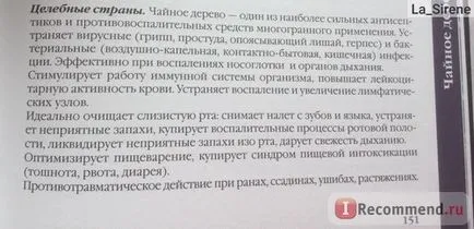 Ulei esential de arbore de ceai - „ulei de arbore de ceai este un test de comparare a calității copiilor 4