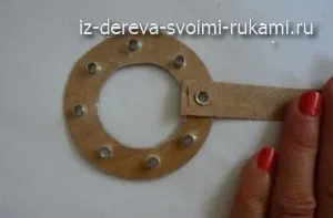 Hogyan készítsünk egy lámpabúra furnérből a kezüket, fából készült kezüket! Érdekes fa kézműves,