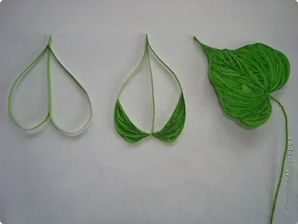 Как да направите листа на дърветата, кленовият лист в техниката на нещо набрано с ръцете си