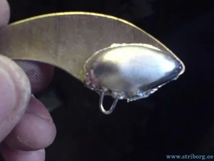Cum sa faci un spinner cu ogruzkoy Cicada de turnare - pescuit de casă cu mâinile lor