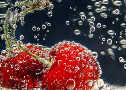 Cum de a fotografia fructele în apă
