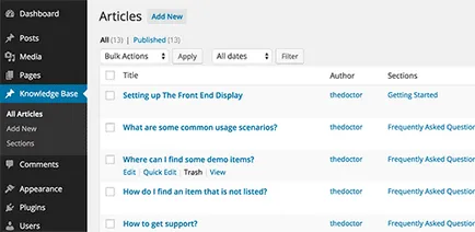 Как да се създаде база от знания сайт, използващ WordPress