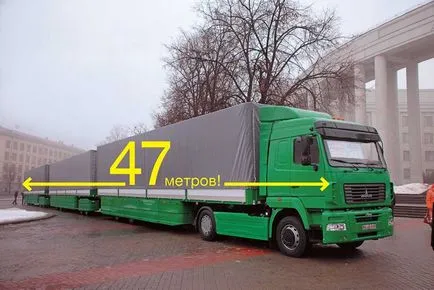 Какво е най-дългият камион в света