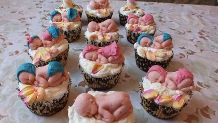 Cupcakes (töltelékes, csokoládé) receptek lépésről lépésre fotók