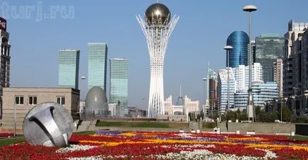 Kazahsztán, Astana, Baiterek Tower - új jelképe Kazahsztán