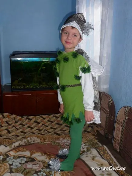 costum Elf cu mâinile modelul lui pentru băieți