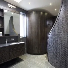 Креативен дизайн на банята през 2015 г. (73 снимки), vksplus
