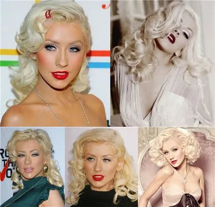 Christina Aguilera és az ő frizurák