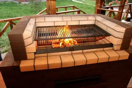 Grătar cu propriile sale mâini, BBQ caramida, metal, gratar desen