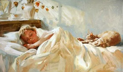 Мария Павлова и ее слънчева и уютни котки